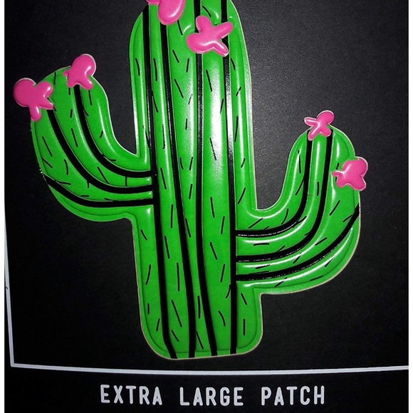🔴 Puffy Cactus🌵Sticker Handbag Purse Patch - Picture 2 of 4